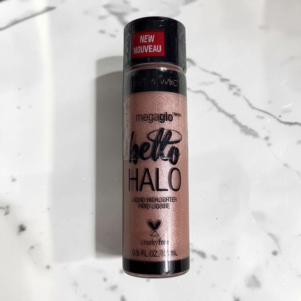 Wet n Wild MegaGlo Hello Halo Liquid Highlighter 300 Halo Gorgeous 0.5oz New